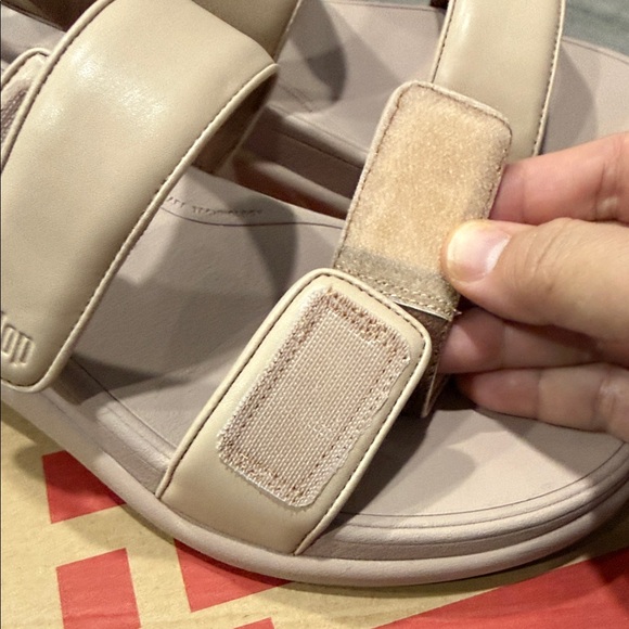 FitFlop, F-Mode Go Adjustable, Beige - Picture 5 of 11